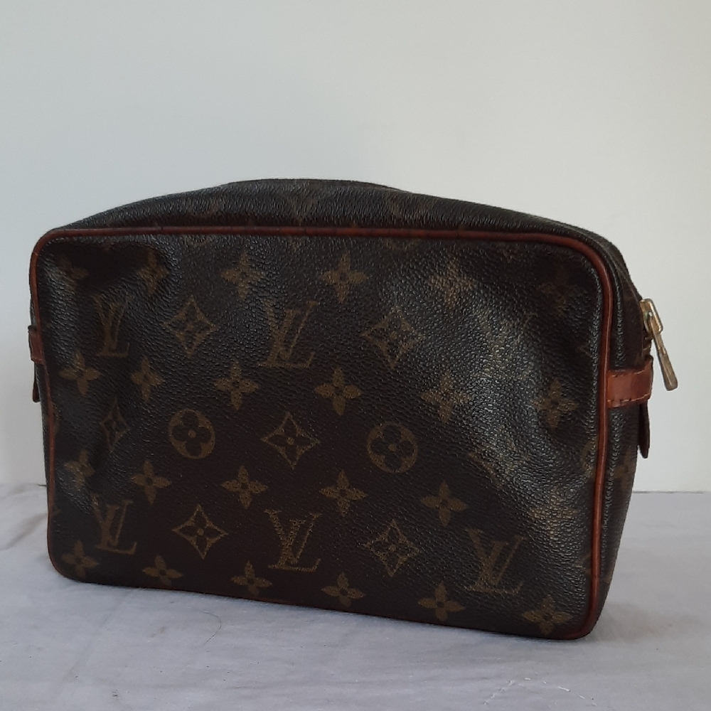 Louis Vuitton Brown Monogram Cosmetic Case